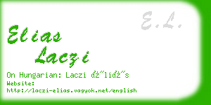 elias laczi business card